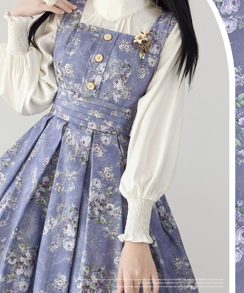 Forest Wardrobe 森林のかご2.0 花柄JSK [LO652] | Roses