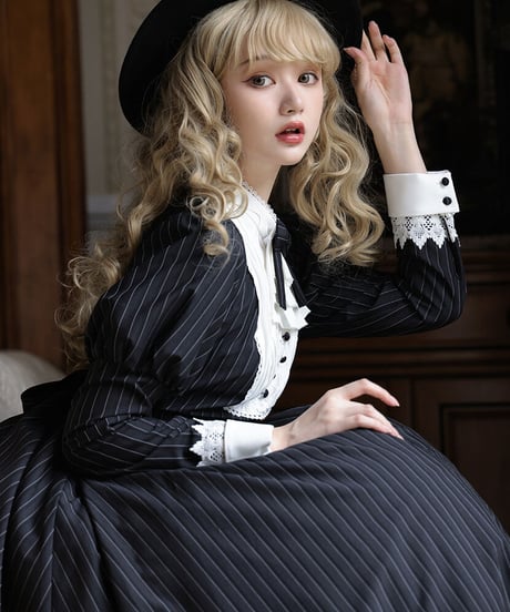 SEVEN BABY Lolita 巡礼者 クラシック ロリィタ ワンピース フルセット [LO625]