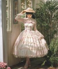 Miss Point / ミスポイントの花園 刺繍段々JSK [LO1473]