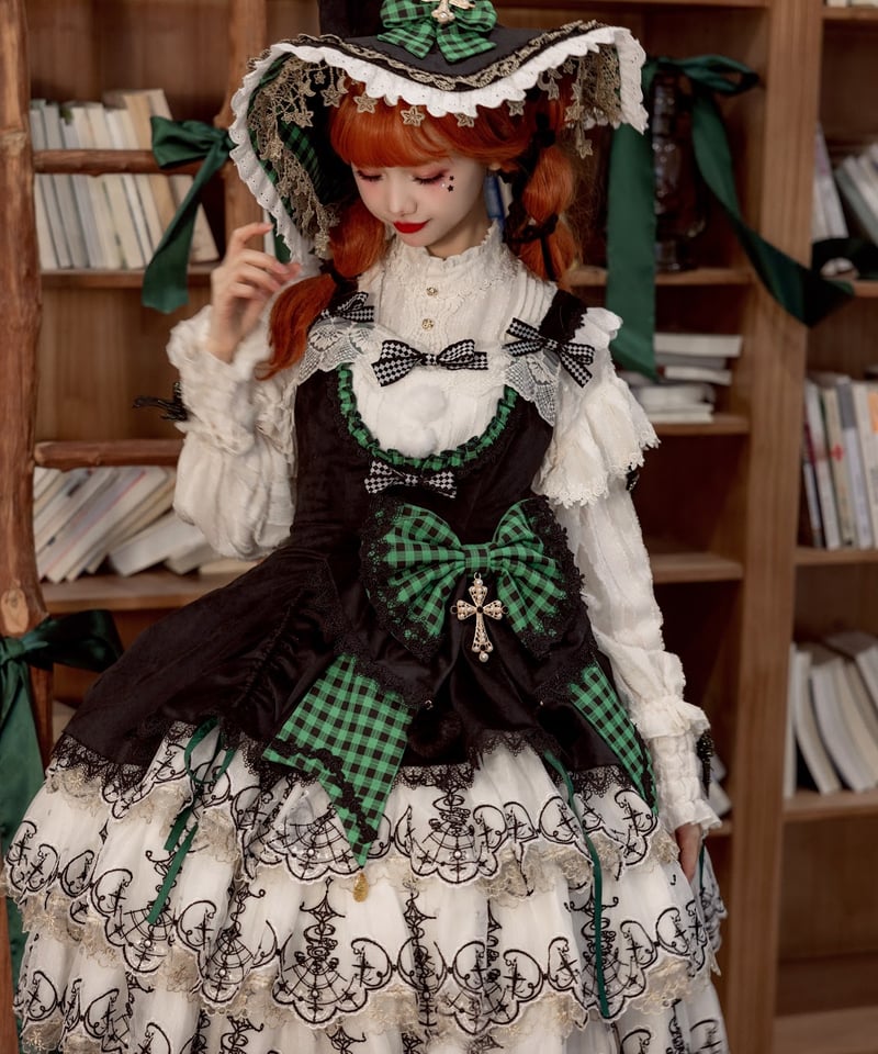 Bramble Rose / 四象魔女 ロリィタ ワンピース full set [LO82