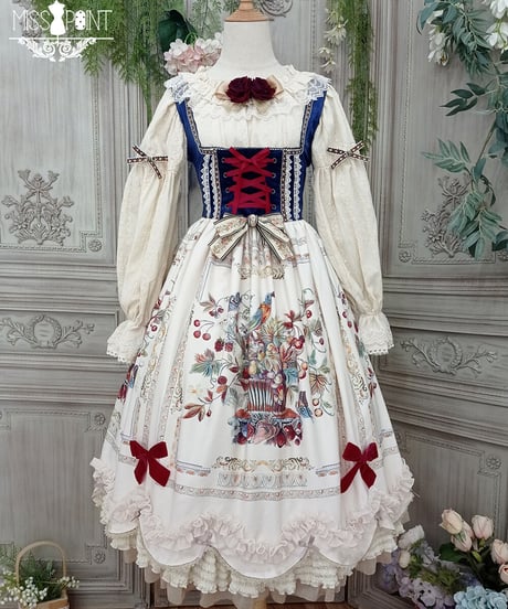 Miss Point 豊作賛歌 バイエルン風 ベルベットコルセットJSK ロング [LO390]