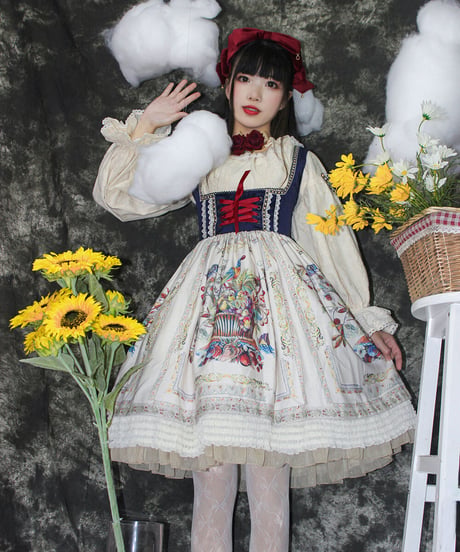 Miss Point 豊作賛歌 バイエルン風 ベルベットコルセットJSK ショート [LO390]