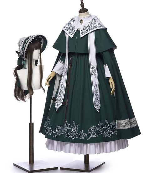 YUPBRO  ロブニャ ブリティッシュスタイル ゴシックロリィタ ドレス  ボンネット、ドレスハット [LO483]