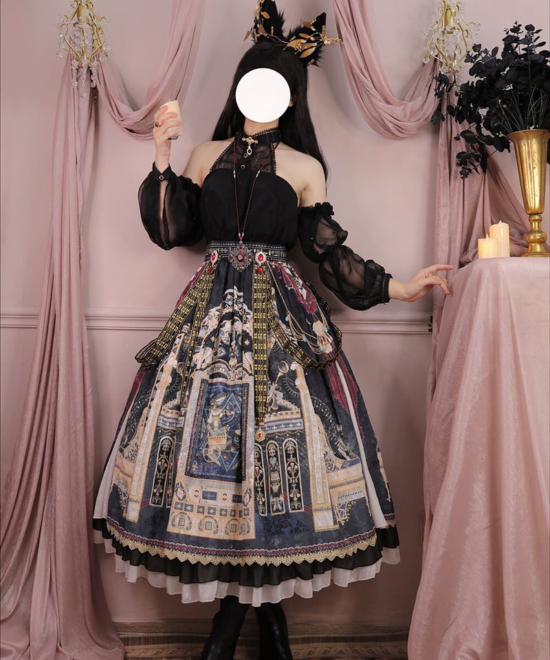 Twilightシリーズ ロリータ ドレス エジプト風 バステト 豪華仮装 Twilightシリーズ ロリータ ドレス エジプト風 バステト 豪華仮装