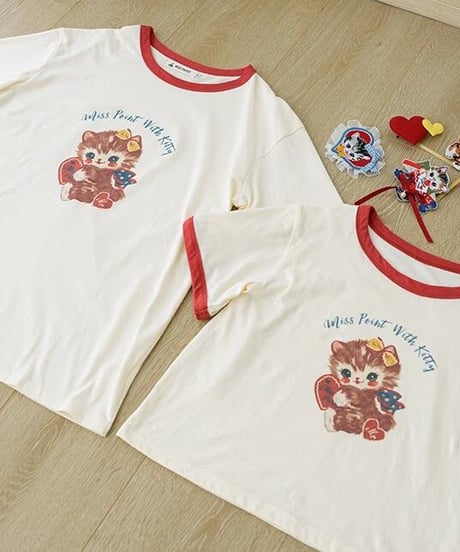 Miss Point / with kitty  Tシャツ・キャミソール [LO805]