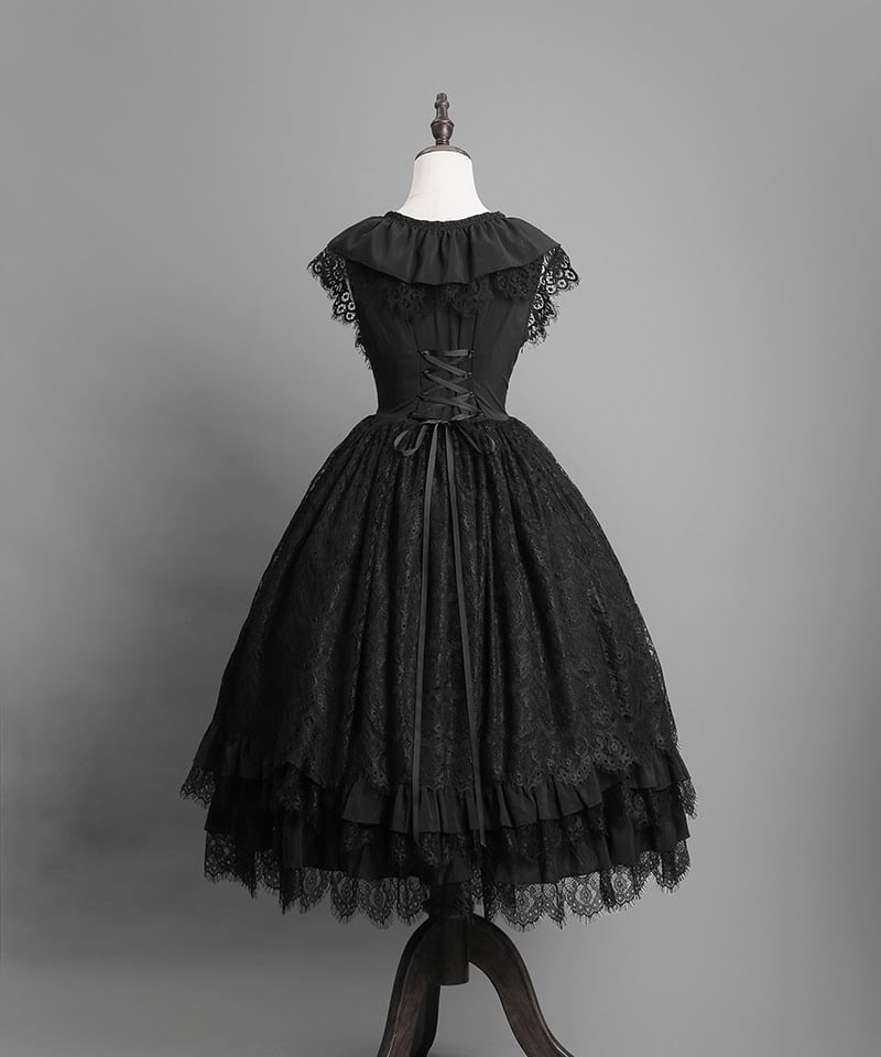 ATELIER BOZ アンドリューオーバーブラウス 黒 ゴシック系 ATELIER BOZ / ロングローランドジャケット ブラック O-25-09-06