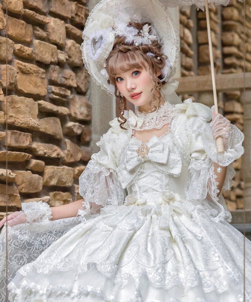 HinanaQueena 雪櫻 ロングドレス ワンピース セット[LO895 HinanaQueena 雪櫻 ロングドレス ワンピース セット[LO895