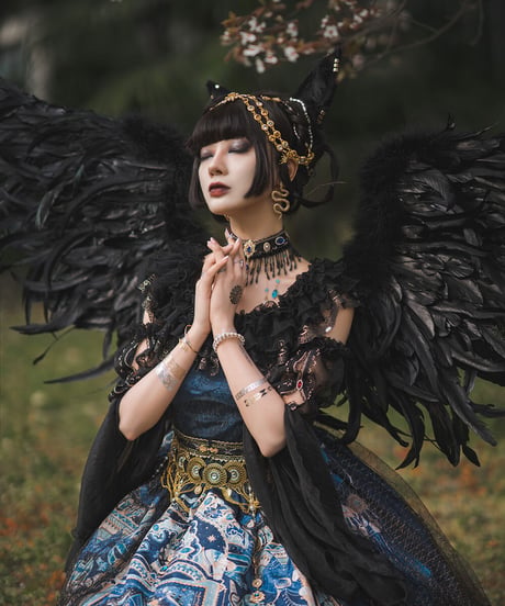 Miss Point / Dusk BASTET （ 黄昏贝斯特）エジプト風ロリィタ ゴージャスJSK SPバージョン フルセット[LO350]