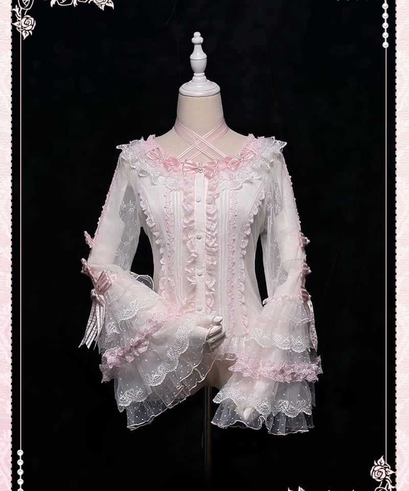 Twin Bears / 恋するハート ロリィタドレス ブラウス、アクセサリー