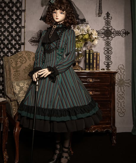 Miss Point / Point Manor クラシックロリィタ 長袖ワンピース  [LO622]