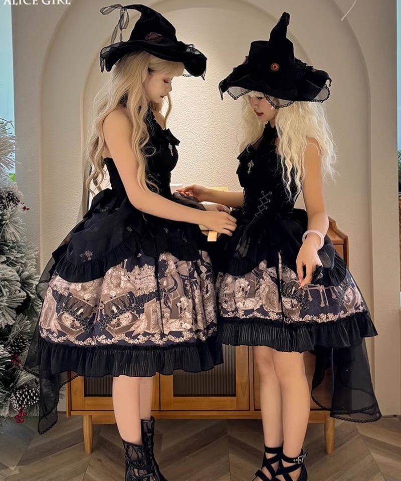 Alice Girl / Mystery Doll ロリィタ ホルターネック ワンピース[ Alice Girl / Mystery Doll ロリィタ ホルターネック ワンピース[