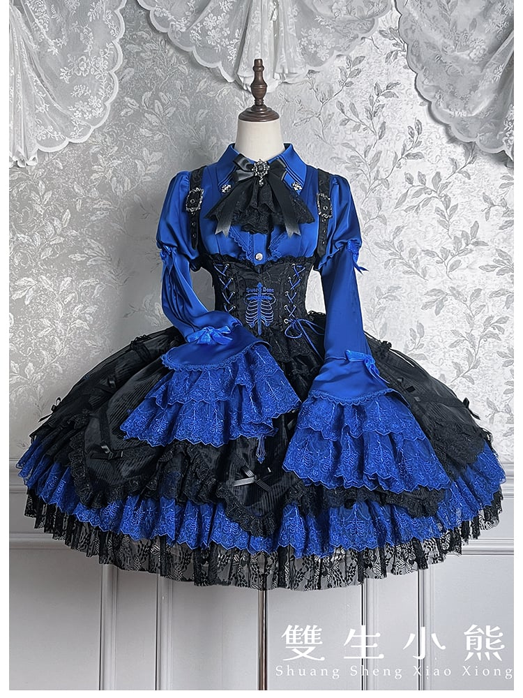 Twin Bears / 黒霧の幽宴 ロリィタドレス JSK、ブラウス [LO1513] |