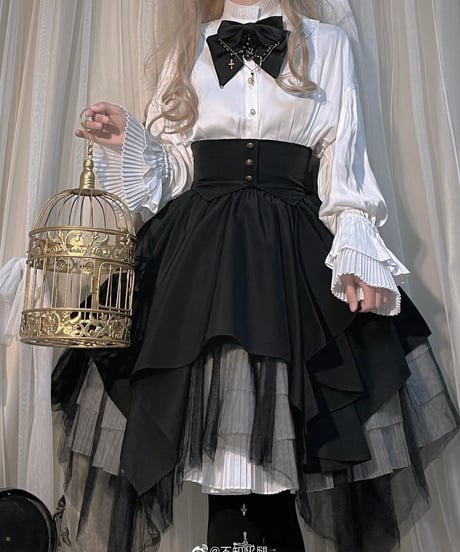 時之神殿Lolita 晚祷歌 ブラウス、ペチコート  [LO399]