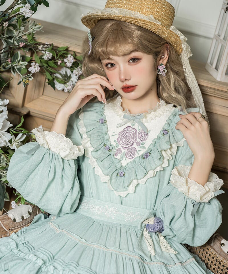 Girl's Never Island ミスドロタ クラシック ロリィタ ワンピース OP[L