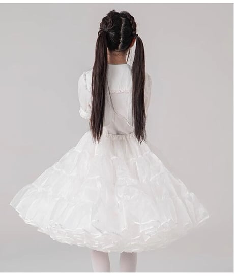 オーガンジー  4段ビッグ パニエ  50cm/60cm丈 40m [SK87-8]