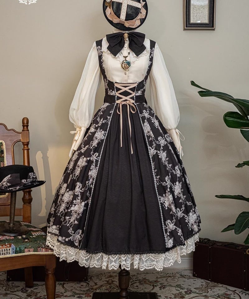 Miss Point アンティークフラワーウォール ロリィタドレス Miss Point アンティークフラワーウォール ロリィタドレス