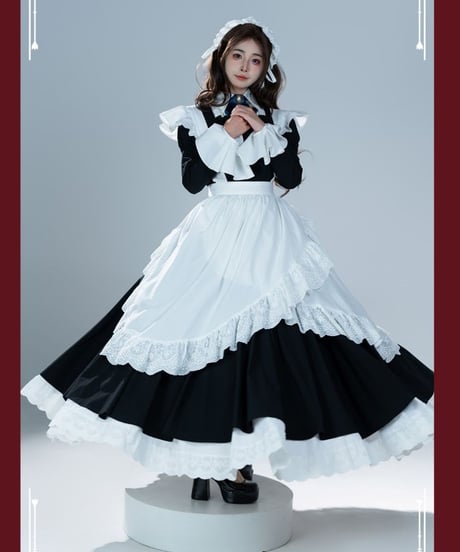 Black Cat Manor ロングメイド服 Ⅸ型 オーダー[OP400]
