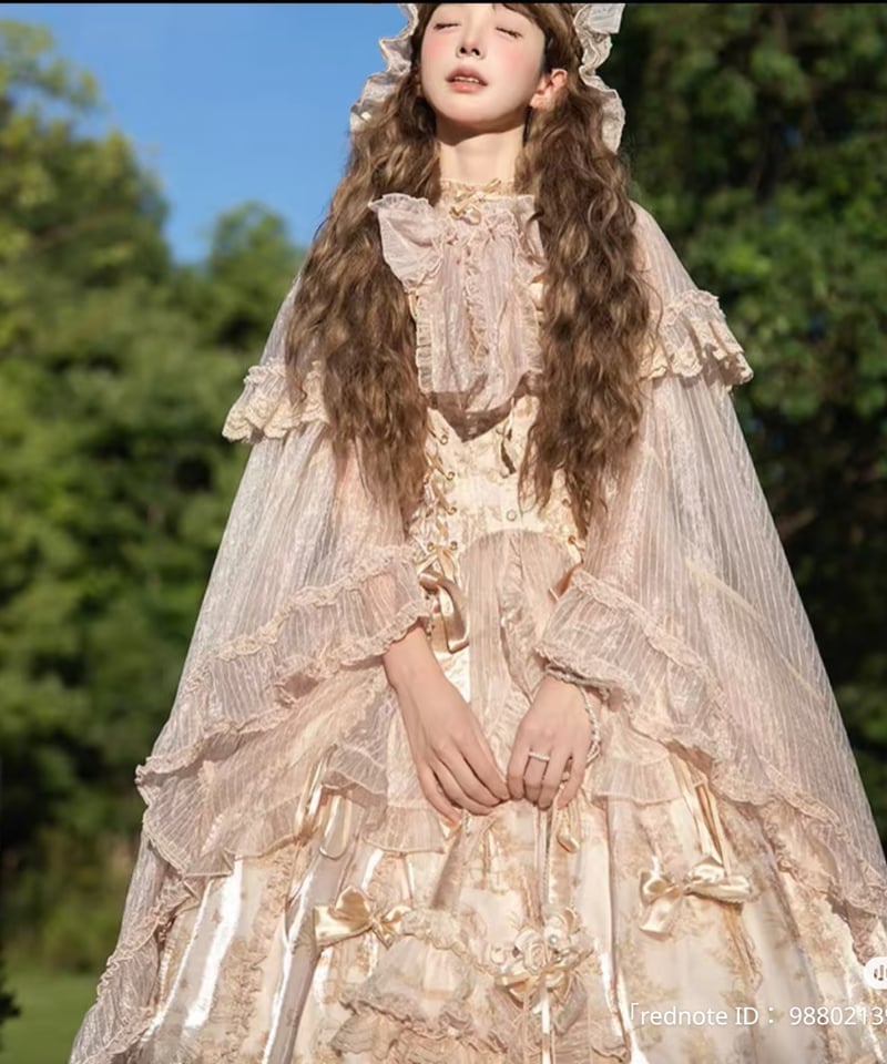 Twin Bears / 煌めくメルヘンの夢 ロリィタドレス マント⑥ [LO1450] |