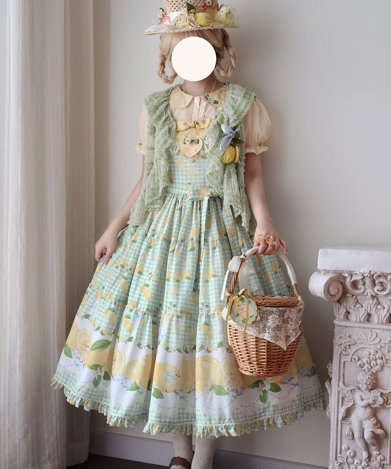 Miss Point / レモンとひよこの夢 ロングJSK [LO1410] | Roses