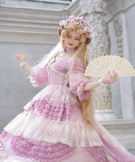 松子手作洋服 Cloudy Night クラシック ロリィタ ドレス  full set [LO632]
