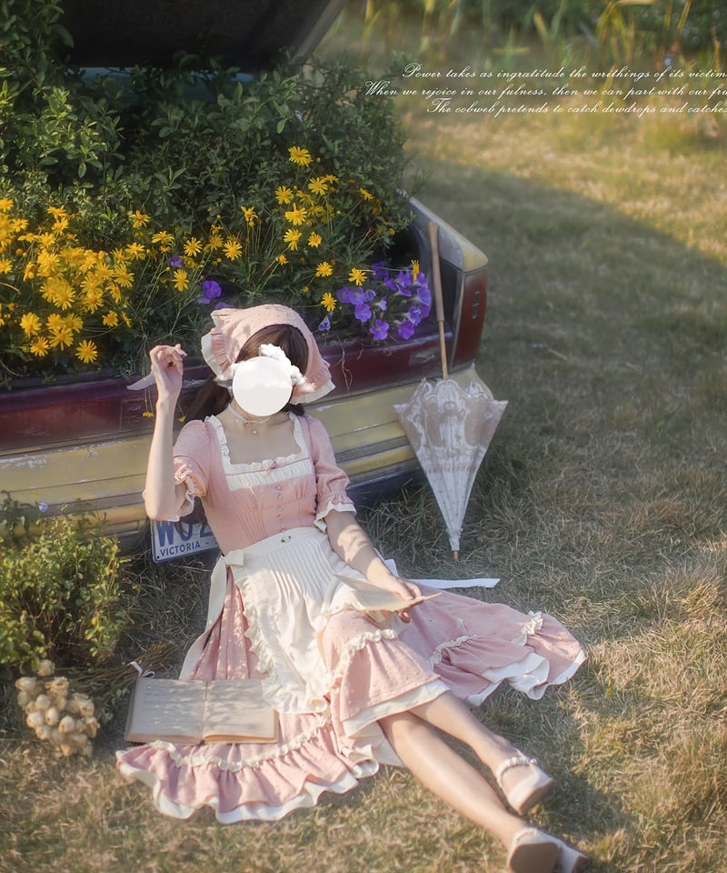 胡桃木JK / リラ 田園風ロリィタ ワンピース [LO1362] | Roses on th