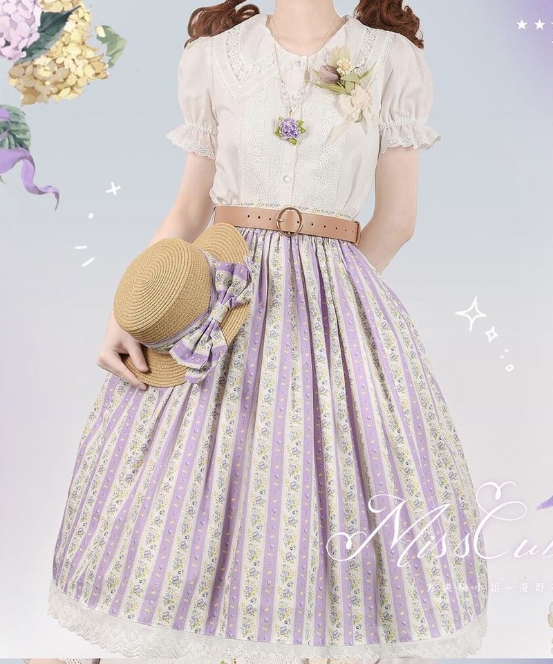 Miss Cube ワイルドガーデン ロリィタドレス 半袖ワンピース・JSK 