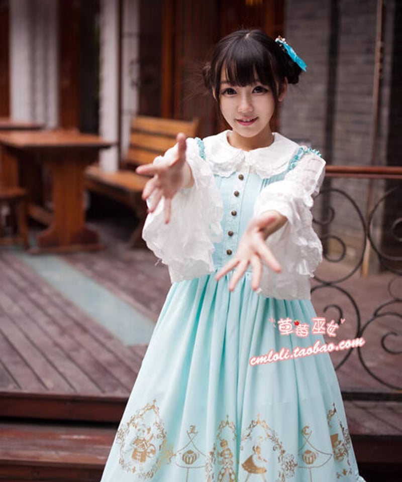 草莓巫女 Alice in Wonderland ロリィタ ワンピース, JSK [LO79