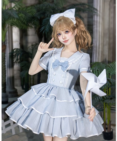 with PUJI / 潮騒のベル ロリィタドレス set [LO1580]