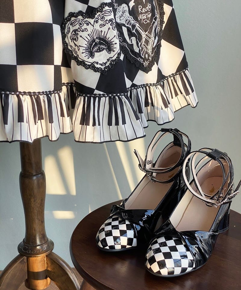 Red Maria / Black & White Annie ロリィタドレス 5点セット、パ...