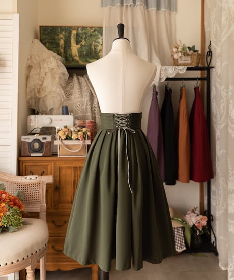 Forest Wardrobe 森林のかご4.0 ボックスプリーツスカート [LO950]