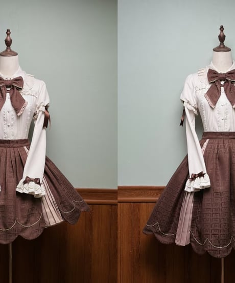 Alice Girl /  くまショコラビスケット ロリィタドレス JSK、SK、ブラウス、ジャケット⑥ [LO1525]