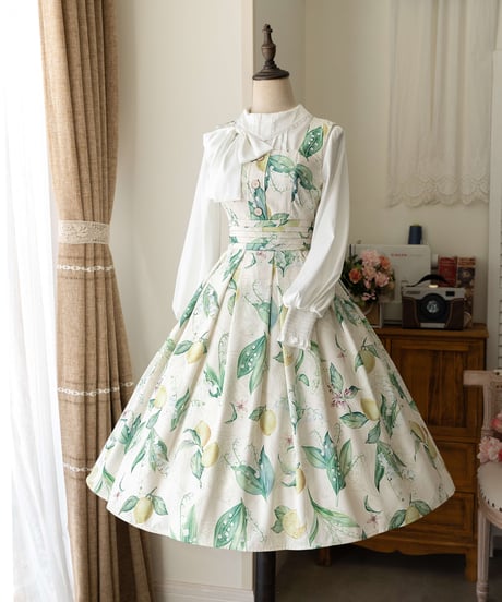 Forest Wardrobe 森林のかご2.0 花柄JSK [LO652]