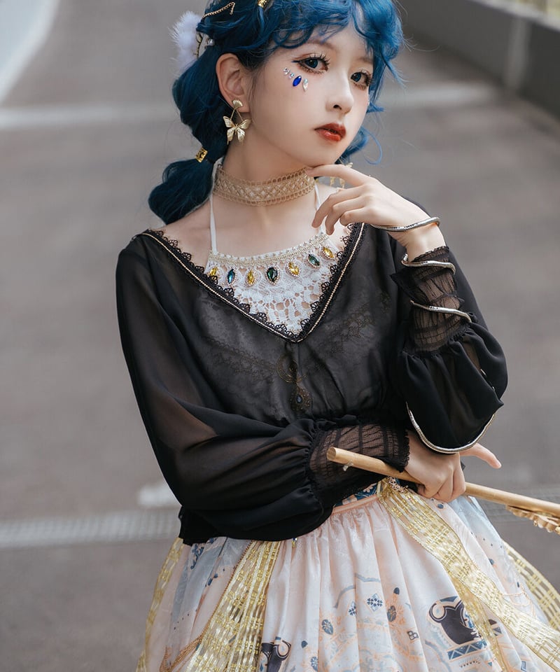 Dusk BASTET （ 黄昏贝斯特）エジプト風ロリィタ スカート＋