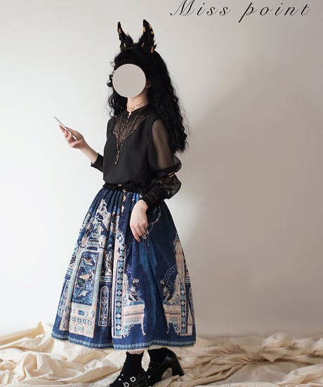 Dusk BASTET （ 黄昏贝斯特）エジプト風シンプル スカート [LO350]