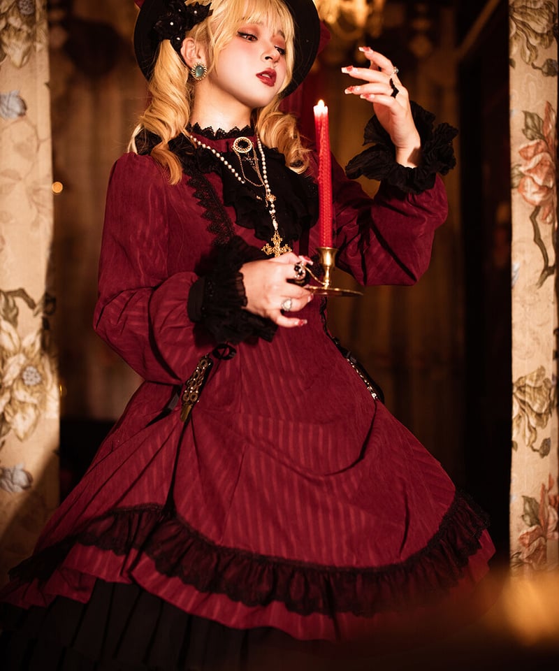 Miss Point / Point Manor クラシックロリィタ 長袖ワンピース [LO