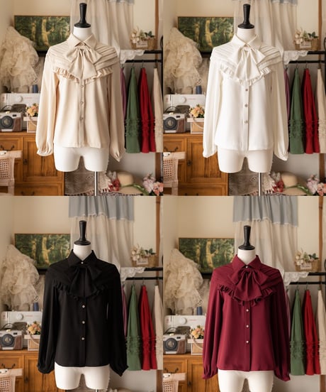 Forest Wardrobe 森林のかご4.0 リボンブラウス [LO950]