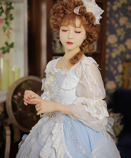 Dawn & Morning Dew Lolita / 朝露の花嫁 クラシックロリィタ JSK [LO917]