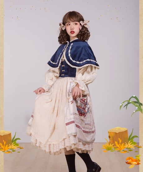 Miss Point 豊作賛歌 バイエルン風 ベルベットマント [LO390]