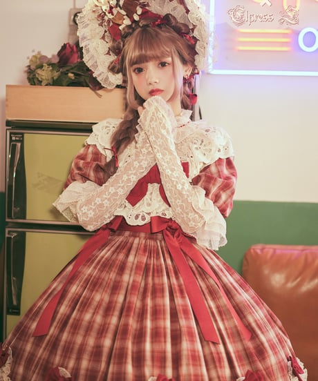 Elpress L "Hi, Mom" コラボ 豪華版 ロリィタドレス+ボンネット[LO358]