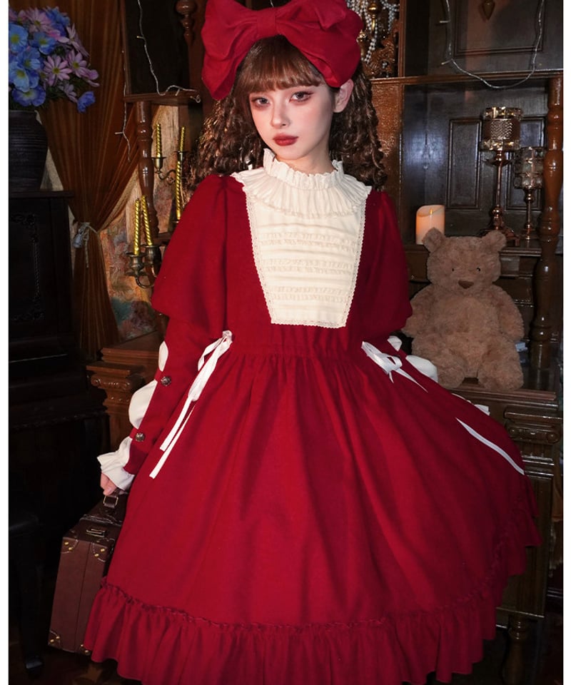 with PUJI Letter and Poetry / 祈りの人形 ロリィタドレス セッ