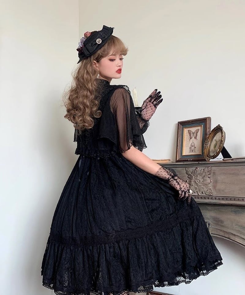 Miss Point 木香薔薇 1.0 レース/花柄 ロング ロリィタドレス Miss Point 木香薔薇 1.0 レース/花柄 ロング ロリィタドレス