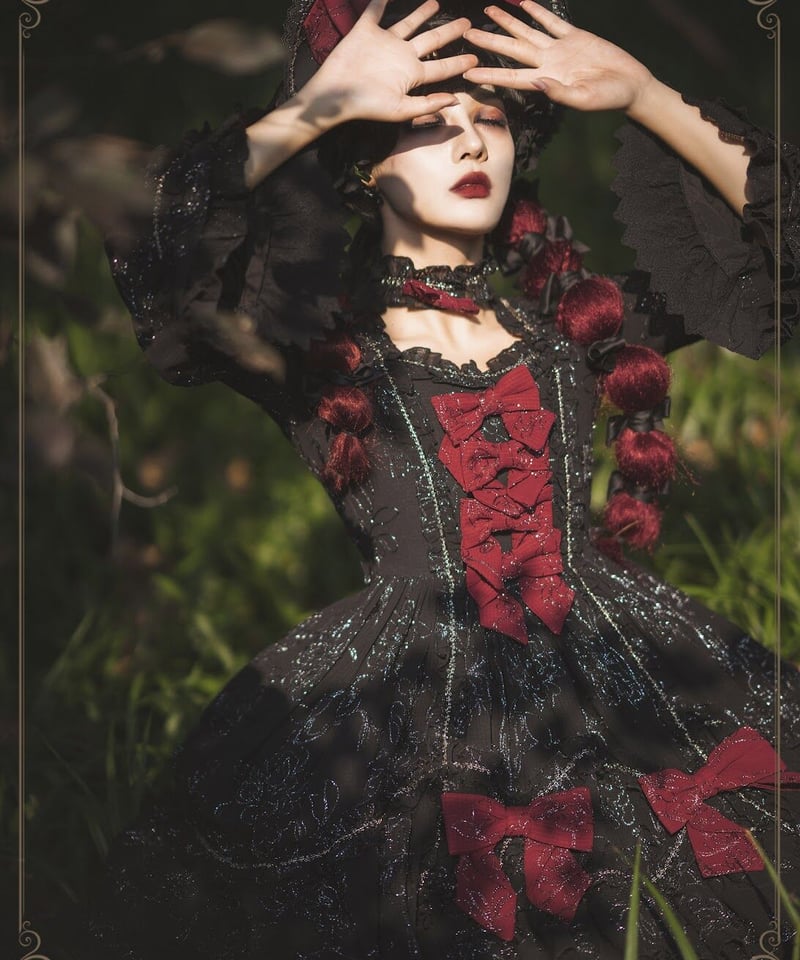 HinanaQueena ROCOCO ロリィタドレス ワンピース ロング full set HinanaQueena ROCOCO ロリィタドレス ワンピース ロング full set