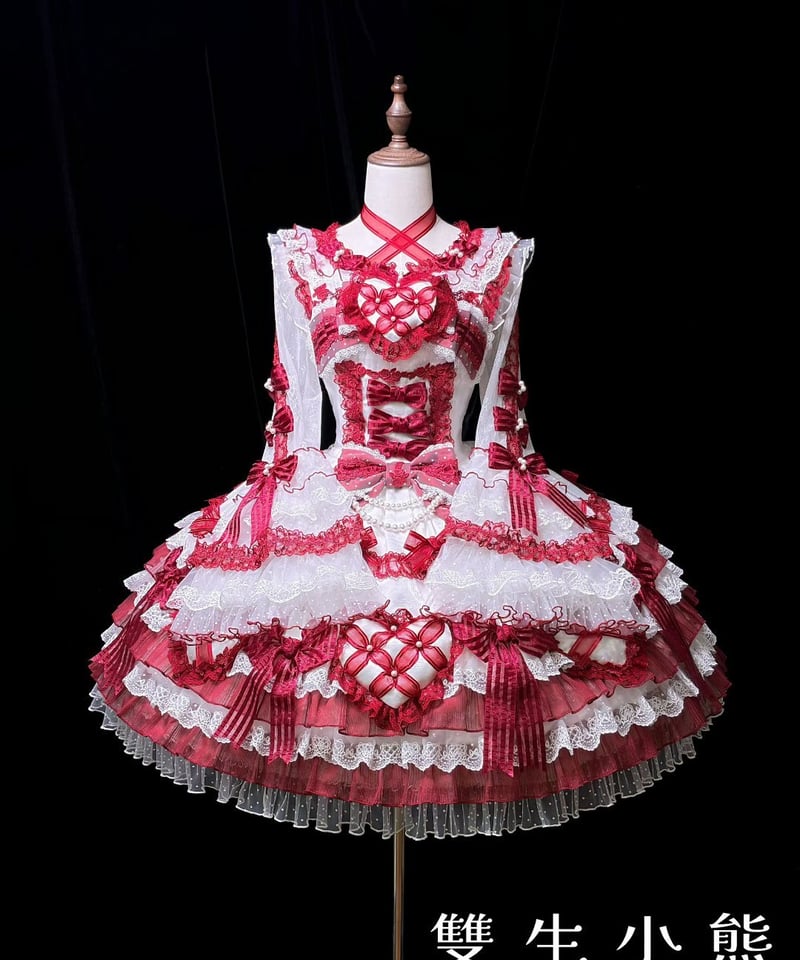 Twin Bears / 恋するハート ロリィタドレス JSK ③[LO1524] | Ro