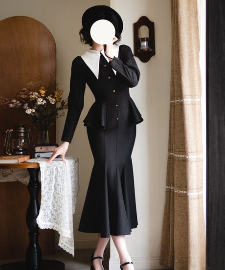 Forest Wardrobe 森林のそよかぜ フィッシュテイル ロングワンピース [LO1252]