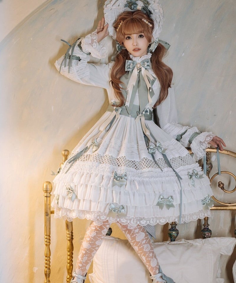 Classical Puppets 少女人形 十女 ロリータ ワンピース Classical Puppets 少女人形 十女 The Dolly Girl 植物園バージ