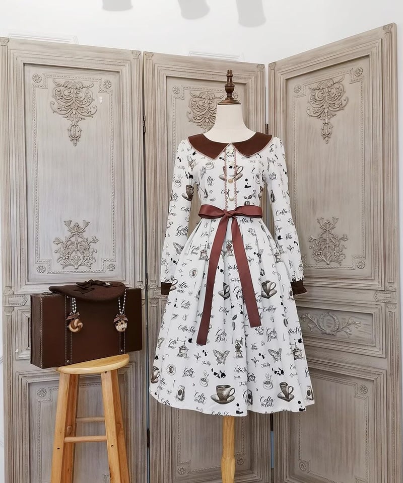 Miss Cube キャラメルラテ ロリィタドレス [LO891] | Roses on th 