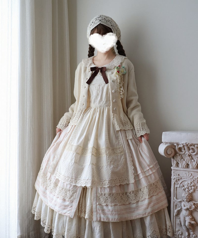 【美品】LOLITAS&L ロリタス&ロロス カーディガン Miss Point 森林図鑑 クラシックロリィタ ニットカーディガン [LO881] |