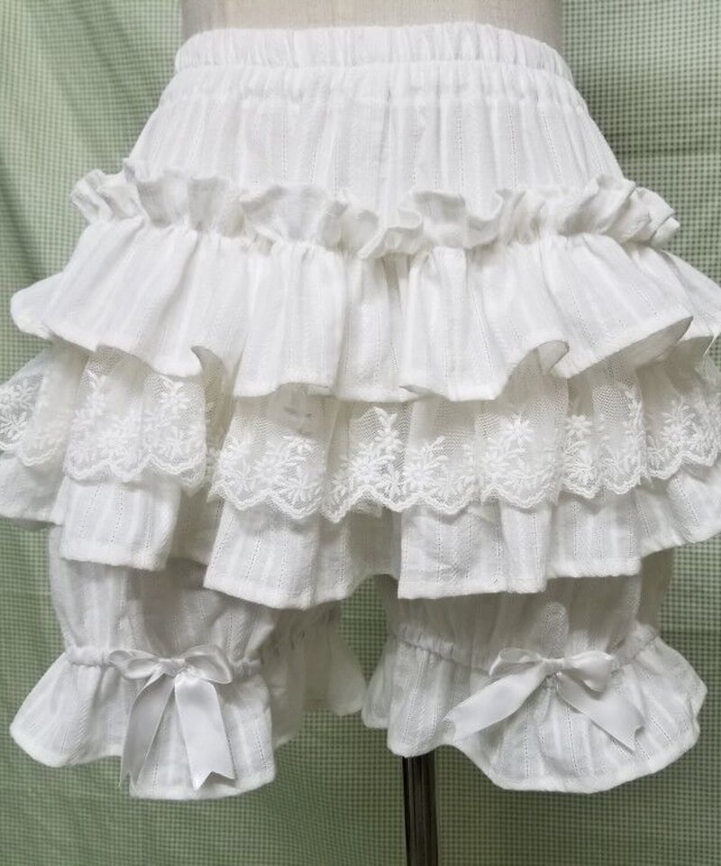 ❣️yosi出品❣️ワンダフルワールド　綿ローン素材の豪華フリルです❗️ IMVAL / Frill Leather Dress [BLK] - QOOZA