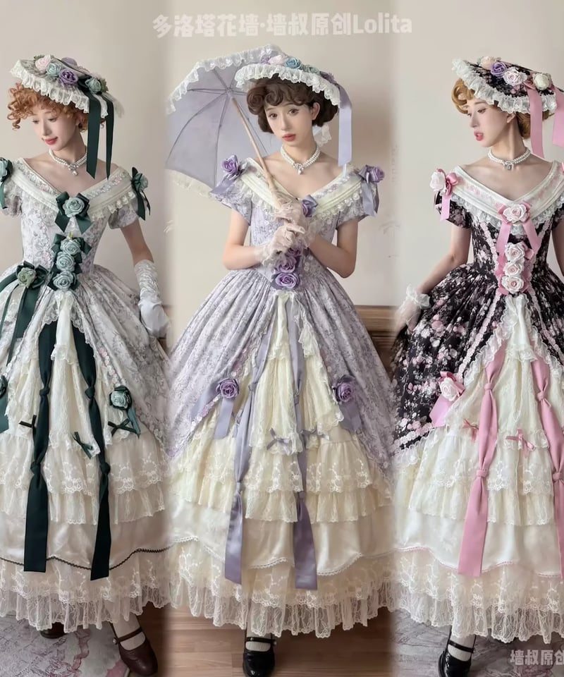 Uncle's Workshop / ドロシーの花壁 ロリィタドレス OP, JSK① [LO