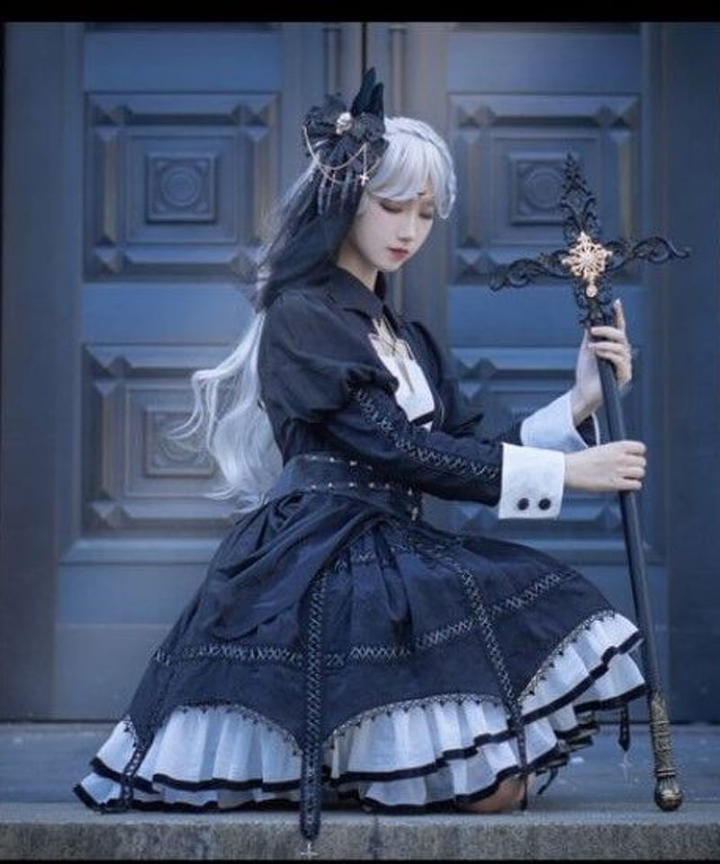 【みーにゃん】ロリータドレス M サイズ Amazon.co.jp: [Yingqible] ロリータ ドレス ワンピース